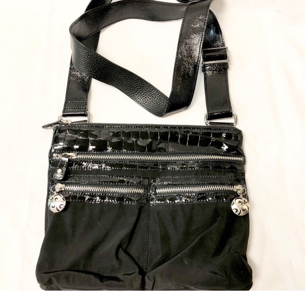 Brighton Black Messenger / Crossbody Bag / Purse